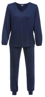 Trofé Trofe Bamboo Solids Pyjama Blauw - XX-Large