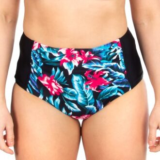Trofe Tropical High Waist Bikini Brief * Actie * Zwart,Versch.kleure/Patroon - 48,50