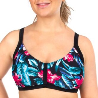 Trofe Tropical Magaluf Wireless Bikini Bra * Actie * Zwart,Versch.kleure/Patroon - D 40
