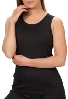 Trofe Wool Bamboo Solids Tank Top * Actie * Zwart - Medium,Large,X-Large