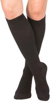 Trofe Wool Knee Socks Zwart - Maat 35/38,Maat 39/42