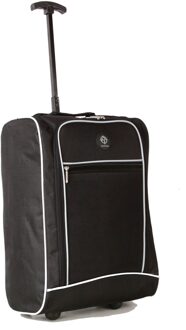 Trolley Wielen Draagtas Rollende Koffer Bag Travel Duffle Bag Met Wielen Handbagage Koffer grijs