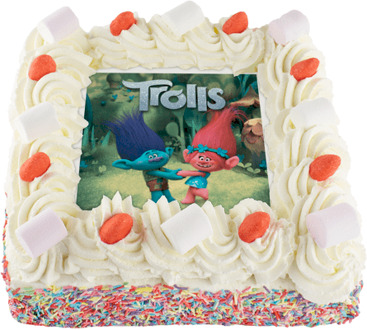 Trolls Slagroomtaart