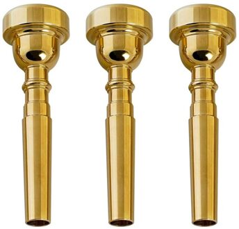 Trompet Mondstuk 7C 5C 3C Trompet Mondstuk Set Vervanging Muziekinstrumenten Accessoires (3 Pack)