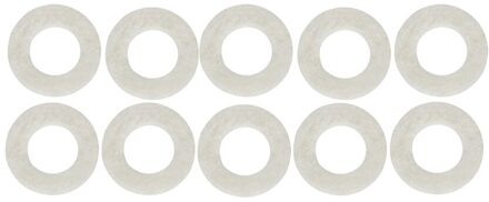 Trompet Vilt Wasmachines Trombone Cornet Katoen Stuurpen Ringen Wind Instrument Accessoires Set van 10 pcs Wit