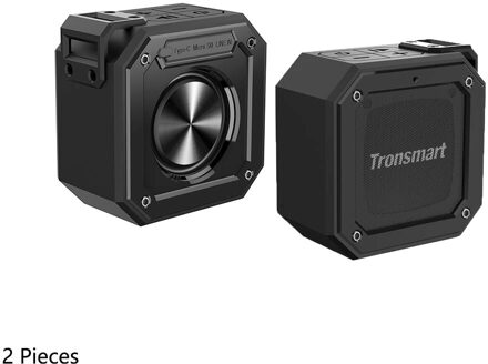 Tronsmart Element Groove (Force Mini) Bluetooth 5.0 Draagbare Speaker Met IPX7 Waterdicht, Superieure Bass, Stem Assistent 2 stukken