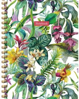 Tropical Notebook Spiraalboek (Lijnen) / Tropical Notebook Carnet