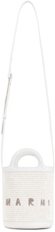 Tropicalia Mini Bucket Bag Marni , White , Dames - ONE Size