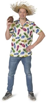 Tropische Ananas blouse Hawaii Multikleur - Print