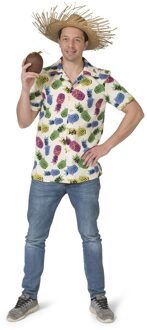 Tropische Ananas blouse Hawaii Multikleur - Print