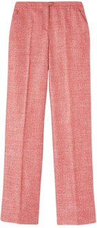 Trousers Agnona , Pink , Dames - 2Xl,L,S