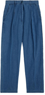 Trousers Aspesi , Blue , Dames - M,S,Xs,2Xs