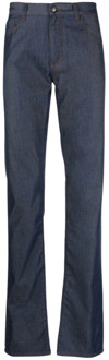 Trousers Canali , Blue , Heren - 5XL