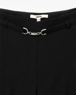 TROUSERS Fabric Trousers Zwart