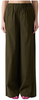 Trousers Federica Tosi , Green , Dames - M,Xs