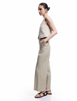 TROUSERS Koton Linen Pants Taupe