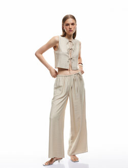 TROUSERS Koton Oversize Pants Beige