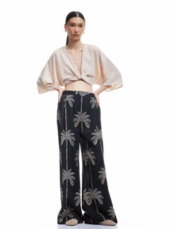 TROUSERS Koton Palazzo Pants Zwart