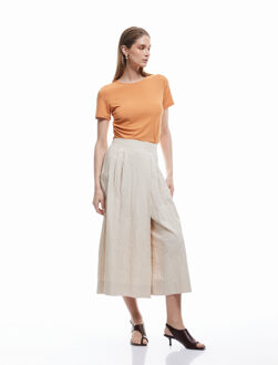 TROUSERS Koton Poplin Pants Beige