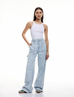 TROUSERS Koton Wide Leg Jeans Blauw