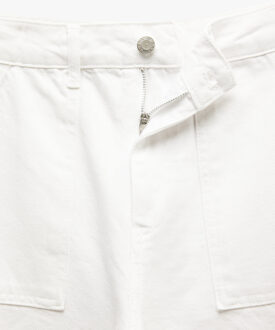 TROUSERS Koton Wide Leg Jeans Wit