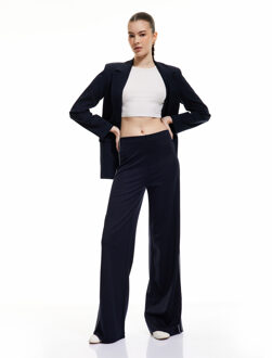 TROUSERS Koton Wide Leg Pants Navy