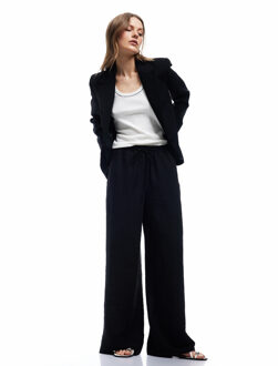 TROUSERS Koton Wide-Leg Pants Zwart