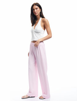 TROUSERS Koton Wide Leg Trousers Roze
