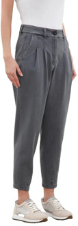 Trousers Peserico , Gray , Dames - M