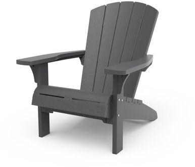 Troy Adirondack Tuinstoel - 81x80x96,5cm - Grijs