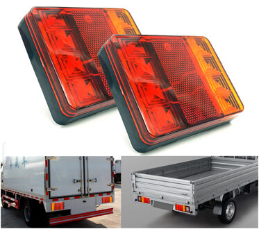 Truck led achterlicht Achterlicht Waarschuwing parking Achterlichten Lampen Waterdicht Tailight Auto Onderdelen voor Trailer Caravan caravana 12V