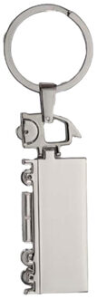 Trucky vrachtwagen metalen sleutelhanger Zilver - One size
