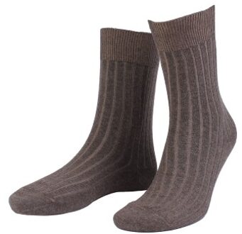 True Ankle Rib Sock * Actie * Grijs,Bruin,Zwart,Groen,Wit,Blauw,Beige - Maat 39/42,Maat 43/46,Maat 47/50
