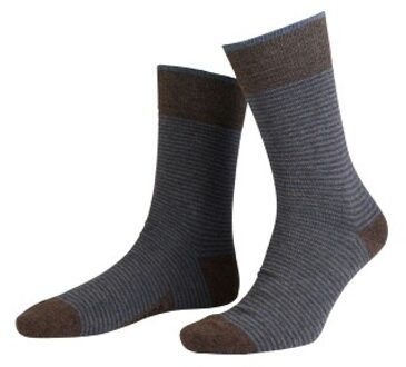 True Stripe Ankle Sock Bruin,Zwart,Grijs,Beige,Blauw,Groen,Versch.kleure/Patroon - Maat 39/42,Maat 43/46,Maat 47/50
