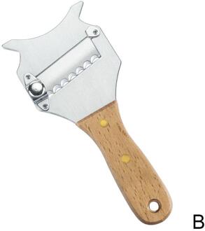 Truffel Cutter Met Staal Houten Handvat Truffel Cutter Met Dessert Palissander Keukenmes Gadget Wave Handvat Blade Z2N9