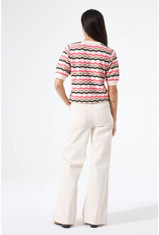 Trui aop ecru dessin - XL