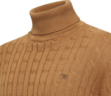 Trui Aosta Cable Pullover Bruin - 2XL
