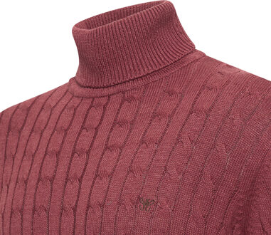 Trui Aosta Cable Pullover Rood - maat 2XL