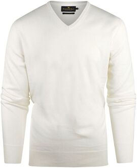 Trui Cashmere V-hals Off White Off-White - XXL,3XL