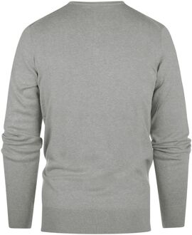 Trui Cotton Cashmere V-hals Melange Grijs - XL,XXL,3XL,M,L