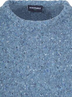 Trui Donnegal Tweed Eco Wool Blauw - L,M,XL