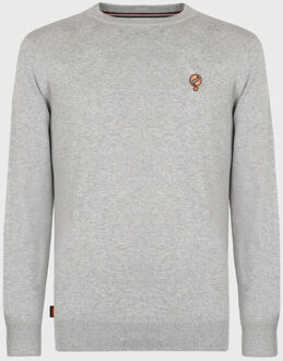 Trui felland midden melange Grijs - XXXL