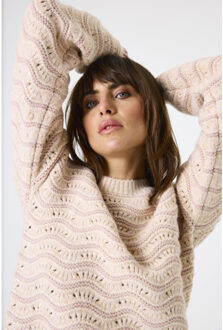 Trui golf dessin Roze - M