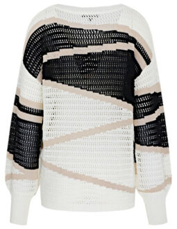 Trui karter black/offwhite Veelkleurig - M
