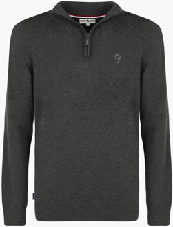 Trui kralingen antracite melange Grijs - XL