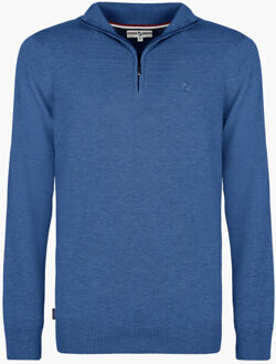 Trui kralingen denim melange Blauw - XXXL