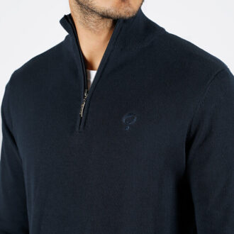 Trui kralingen donker Blauw - L