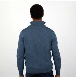 Trui kralingen licht denim - maat XXS Blauw