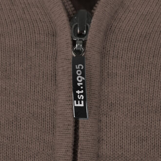 Trui kralingen melange Taupe - XL