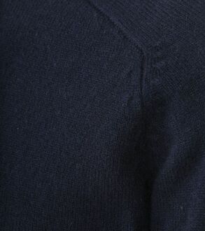 Trui Lamswol Navy Donkerblauw - 3XL,L,S,XXL